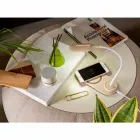Luminária de mesa com carregador Wireless - demonstração