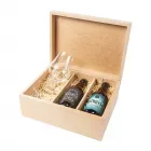 Kit com cervejas e taça personalizada