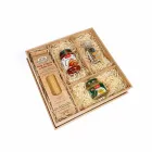 Kit Gourmet com massa, molho, tempero e aperitivo 