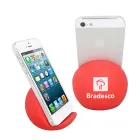 Apoio para smartphone em vinil na cor vermelha