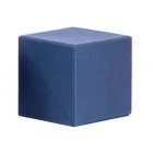 Bloco de anotações formato cubo azul 