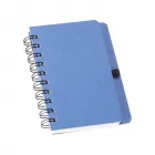 Caderneta em Kraft Azul