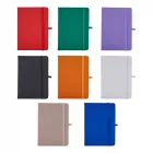 Cadernetas emborrachadas em várias cores