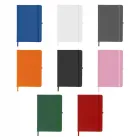 Cadernetas Emborrachadas - várias cores