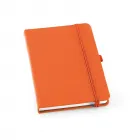 Caderno capa dura laranja