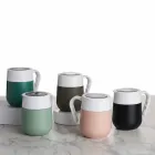 Caneca Térmica Inox 500ml com Display LED - várias cores