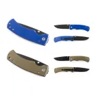 ALICK II. Canivete em aço inox e metal  fecho