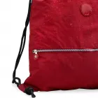 Mochila saco em nylon impermeável vermelho