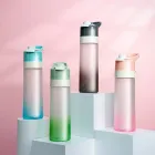 Squeeze bicolor plástico com borrifador cores