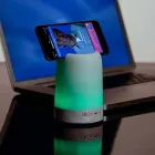 Caixa de som multimídia com porta caneta e luminária
