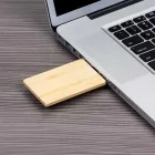 Pen card de madeira retangular de 4Gb