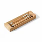 Conjunto de esferográfica e lapiseira Bambu Personalizado