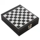 Kit vinho 4 pçs tabuleiro de xadrez Personaliza