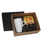 Kit café personalizado em caixa de papel duplex