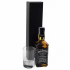Kit whisky Jack Daniels 375ml com copo de vidro
