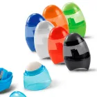 Apontador com borracha personalizado.