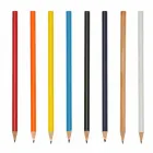 Lápis resinado colorido com grafite preta