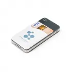 Porta cartões para smartphone em PVC com autocolante