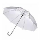 Guarda-chuva transparente com varão de metal
