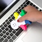 Marca texto boneco com limpador de tela e teclado