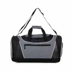 Mala esportiva de poliéster com detalhe em material sintético