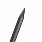 Lápis resinado na cor cinza com borracha