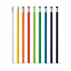 Lápis personalizado colorido com borracha