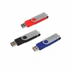 Pen drive personalizado com entrada USB e micro USB