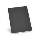 Caderno A5 com 40 folhas pautadas -  preto