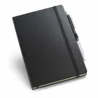 Kit de caderno A5 e esferográfica em cartão - caderno