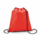 Saco mochila personalizado na cor vermelha