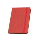 Caderno A5 com Capa Dura vermelho