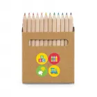 Caixa de cartão com lápis personalizada