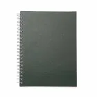 Caderno com capa de couro sintético