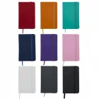 Caderneta com capa emborrachado: opções de cores