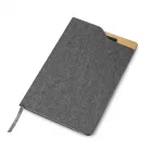Caderno de anotações com suporte para caneta