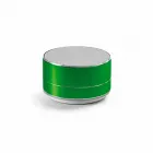Caixa de som com microfone - alumínio verde