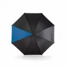 Guarda-chuva preto com azul 