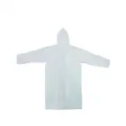 Capa de chuva em PVC laminado transparente