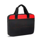 Pasta congresso com detalhes em vermelho