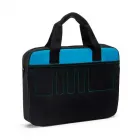 Pasta congresso em nylon com detalhes em azul