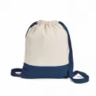 Mochila saco de algodão (duas cores) - 100% Personalizada