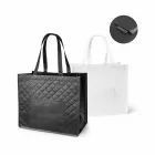 Sacola de compras em TNT - branco e preta