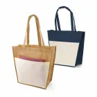 Sacola de TNT com bolso frontal - 2 cores