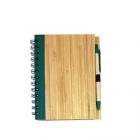 Caderno ecológico Bambu com caneta