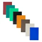 Caderno A5 Plástico: opções de cores