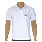Camisa polo branca personalizada
