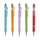 Caneta metálica touchscreen: várias cores