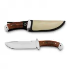 Faca em aço inox e madeira personalizada