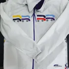 Jaqueta corta vento branca